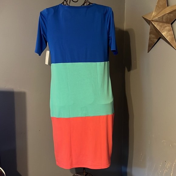 Lularoe Julia sheath multi dress. Large. NWT. - Picture 2 of 4
